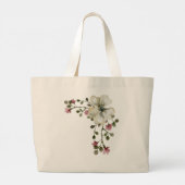 Fresh Lemon Pattern Tote Bag – Citrus Summer Desig ラージトートバッグ (裏面)