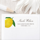 Fresh Lemon return address labes 05 ラベル (インサイチュ)