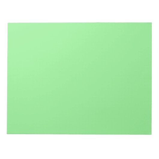Fresh Light Green Notepad for Everyday Notes ノートパッド (正面)