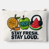 Fresh & Loud Pop‑Art Fruit  アクセサリーポーチ (裏面)