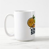 Fresh & Loud Pop‑Art Fruit Classic Mug コーヒーマグカップ (左)