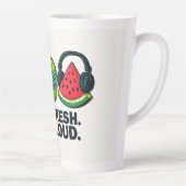 Fresh & Loud Pop‑Art Fruit Large カフェラテマグ (右)