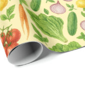 Fresh Market Vegetable Wrapping Paper | Foodie Gif ラッピングペーパー (ロールコーナー)