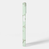 Fresh Mint Bow Pattern Case-Mate iPhoneケース (裏面 / 右)