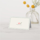 Fresh Mint Mimosa Bar Table Cards プレイスカード (裏面)