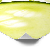 Fresh mixed salad vegetables falling to camera ポスター (角)