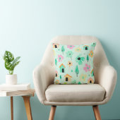 Fresh Modern Floral Pattern Pillow クッション (椅子)