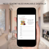 Fresh of Market Who's Memoryブライダルシャワーゲーム 招待状