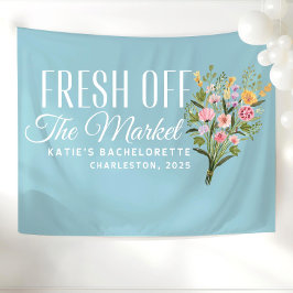 Fresh Off the Market Banner Custom She's Fresh Off タペストリー