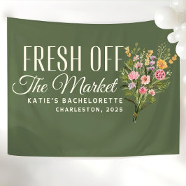 Fresh Off the Market Banner Custom She's Fresh Off タペストリー
