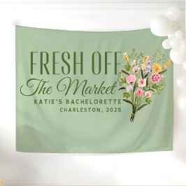 Fresh Off the Market Banner Custom She's Fresh Off タペストリー