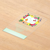 Fresh Off The Market Bridal Shower アクリル招待状 (レイダウン)