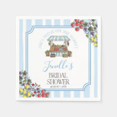 Fresh Off The Market Bridal Shower スタンダードカクテルナプキン (正面)