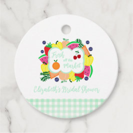 Fresh Off The Market Bridal Shower フェイバータグ