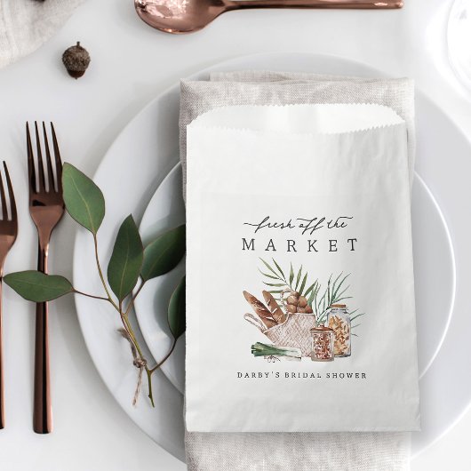 Fresh Off the Market Bridal Shower フェイバーバッグ