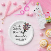 Fresh Off The Market Bridal Shower ペーパープレート (パーティー)