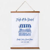 Fresh Off The Market Bridal Shower 吊り下げ型タペストリー (正面)