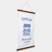 Fresh Off The Market Bridal Shower 吊り下げ型タペストリー (傾斜あり)