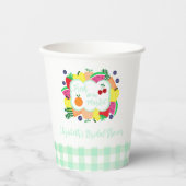 Fresh Off The Market Bridal Shower 紙コップ (正面)