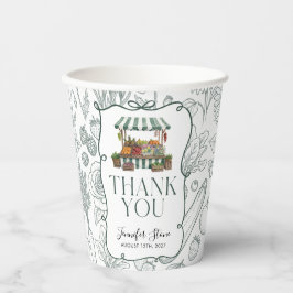 Fresh Off The Market Bridal Shower 紙コップ