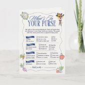 Fresh Off the Market Bridal Shower 4 Games card 招待状 (正面)