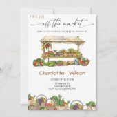 Fresh Off The Market Bridal Shower-Farmer’s Market 招待状 (正面)