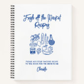 Fresh Off The Market Bridal Shower Guest Recipe  ノートブック (正面)