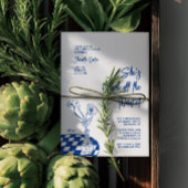 Fresh Off The Market Bridal Shower Hand Drawn 招待状