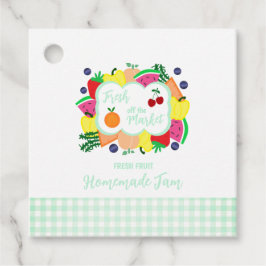 Fresh Off The Market Bridal Shower Homemade Jam フェイバータグ