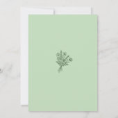 “Fresh Off the Market” Bridal Shower Invitation 招待状 (裏面)