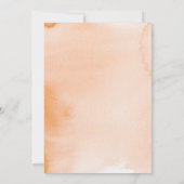 Fresh Off the Market Bridal Shower Orange Slice 招待状 (裏面)