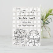 Fresh Off The Market Bridal Shower Party 招待状 (スタンド正面)