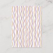 Fresh Off The Market Bridal Shower Recipe エンクロージャーカード (裏面)