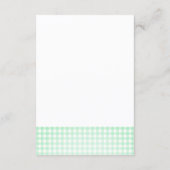 Fresh Off The Market Bridal Shower Registry エンクロージャーカード (裏面)