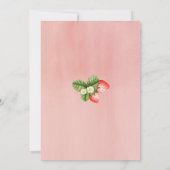 Fresh Off the Market Bridal Shower Strawberry Cute 招待状 (裏面)