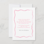 Fresh Off The Market Bridal Shower Thank You Card サンキューカード (裏面)