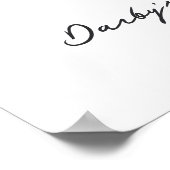 Fresh Off the Market Bridal Shower Welcome Sign ポスター (角)