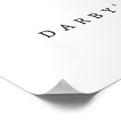 Fresh Off the Market Bridal Shower Welcome Sign ポスター (角)