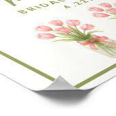 Fresh Off The Market Bridal Shower Welcome Sign ポスター (角)