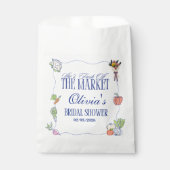 Fresh Off the Market Bridal Shower Whimsical  フェイバーバッグ (正面)