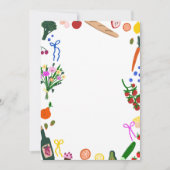 FRESH OFF THE MARKET Cute Custom Bridal Shower サンキューカード (正面)