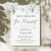 Fresh Off the Market Eucalyptus Greenery Elegant 招待状