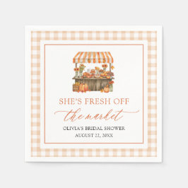 Fresh Off The Market Farmers Market Bridal Shower スタンダードカクテルナプキン
