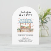 Fresh Off The Market Farmers Market Bridal Shower 招待状 (スタンド正面)