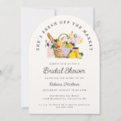 Fresh Off The Market Farmers Market Bridal Shower  招待状 (正面)