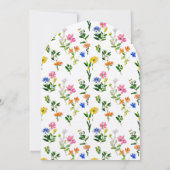 Fresh Off The Market Farmers Market Bridal Shower  招待状 (裏面)