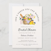 Fresh Off The Market Farmers Market Bridal Shower  招待状 (正面)