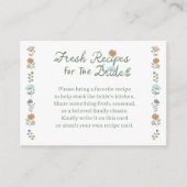 Fresh Off the Market Fresh Recipe For The Bride エンクロージャーカード (正面)