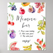 Fresh Off The Market Fruits Bridal Mimosa Bar ポスター (正面)