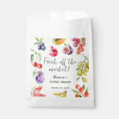 Fresh Off The Market Fruits Bridal Shower Welcome フェイバーバッグ (正面)